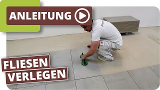 Fliesen verlegen  planeo DIY Tiles [upl. by Adah367]