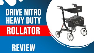 Drive Nitro Heavy Duty Rollator Review [upl. by Luedtke]