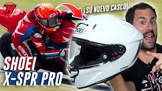 🔥 ¡El NUEVO casco de MARC MÁRQUEZ ha llegado Shoei XSPR PRO 🔥 [upl. by Pytlik757]