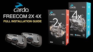 How to Install Cardo Freecom 2x amp 4x  StepbyStep Guide [upl. by Miun952]