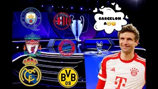 Reacting to UEFA champions league draw [upl. by Notned]