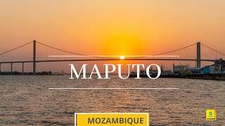 Maputo Mozambique  Drone and Aerial View Video 4K [upl. by Emelia]