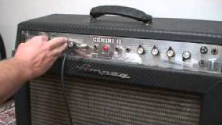 1967 AMPEG GEMINI II DEMO [upl. by Ainit]