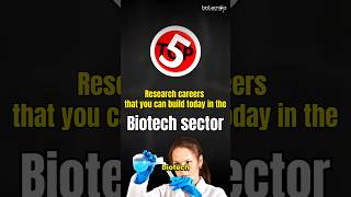 Top 5 HighDemand Biotech Research Areas to Advance Your Career research biotech career [upl. by Husein568]