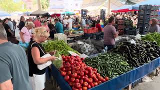 Aydın Kuşadası Davutlar Halk Pazarı [upl. by Torrie]