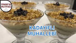 Sütlü Tatlı  Kadayıflı Muhallebi Nasıl Yapılır Kolay Tarifler [upl. by Hserus702]