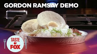 Gordon Ramsay Demonstrates The Perfect Way To Sear Scallops  FOOD CLUB FOX [upl. by Miran]