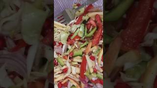 An easiest healthy Saladin just 5 minutes😋shortshealthyfood healthshortsvideofoodshort [upl. by Latt]