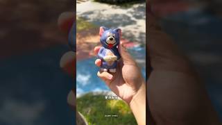 Tom amp Jerry💀Mini wood toywoodworking art skill  hand craft ytshort [upl. by Derwin]