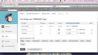 Come importare una lista contatti in Mailchimp [upl. by Sabino]