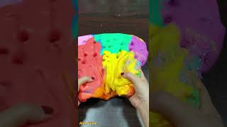 Mixing Clay slime  Slime color [upl. by Nannaihr782]