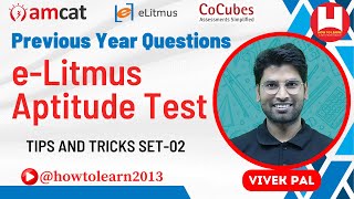 How to Crack eLitmus Test  eLitmus Aptitude Questions and Answers  eLitmus Test  Part02 [upl. by Leatrice604]