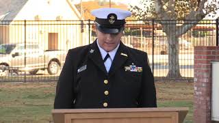 Dinuba High School NJROTC Veterans Day Ceremony [upl. by Domash235]