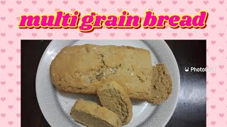 how to make multi grain bread at homehealthy multi grain breadbread for healthy breakfast [upl. by Lamonica424]