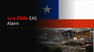 EAS Alarm YouTube Chile 2010 EAS Alarm Earthquake [upl. by Cawley550]