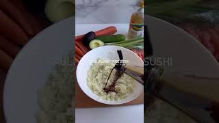 Cauliflower Rice Sushi Recipe [upl. by Stutsman]