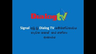 How to Realign Dialog TV Dish Antenna [upl. by Nomannic39]