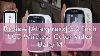 Review Aliexpress 32 Inch LCD Wireless Color Video Baby Monitor VB603 Night Vision Nanny Monitor [upl. by Adonis]