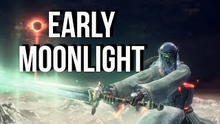 How To Make an Early Moonlight Greatsword Build  Dark Souls 3  Int Build Guide [upl. by Ymot]