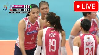 CREAMLINE VS CIGNAL 🔴LIVE NOW • BATTLE FOR GOLD  SEPTEMBER 12 2024  PVL INVITATIONAL CONFERENCE [upl. by Atterehs927]