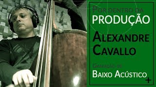 Gravação de Baixo Acústico  Alexandre Cavallo T4ep2 [upl. by Noyrb]