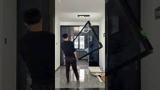 Sliding door installationslidingdoor glassdoor glassdoors aluminiumdoors foldingdoor [upl. by Gaspard]