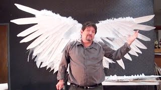 How To Make Real Life Epic Angel Wings [upl. by Naillig]