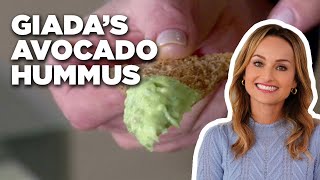 How to Make Giadas Avocado Hummus  Giada at Home  Food Network [upl. by Noivax]