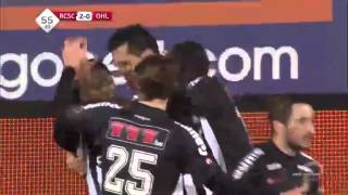 Sporting Charleroi vs OH Leuven 2  1 All Goals Pro League  12 December 2015 [upl. by Yt286]