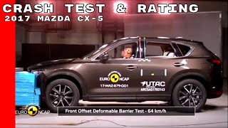 2017 Mazda CX 5 Crash Test amp Rating [upl. by Samled]