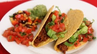 American Ground Beef Tacos Recipe  Laura Vitale  Laura in the Kitchen Episode 571 [upl. by Bunker]