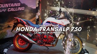 HONDA TRANSALP 750  LAUNCH EVENT  GEAR GOD INDIA [upl. by Anicart]