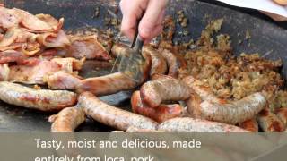 Homemade free range Lincolnshire sausages [upl. by Eliath]