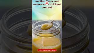 Brown Ghee Vs Yellow Ghee Benefits IndiaAtHomeStore [upl. by Aidul]