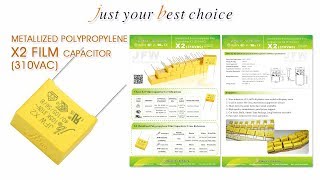 jb Capacitors Company Class X2 Film Capacitor Leaflet JFW [upl. by Anirazc192]