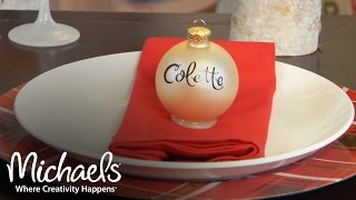 Holiday Tablescape Trends  Michaels [upl. by Nivar]