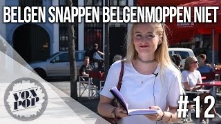 BELGEN SNAPPEN NIKS VAN BELGENMOPPEN  Voxpop 12 [upl. by Goggin14]