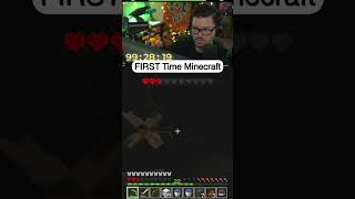 FIRST TIME PLAYER  Minecraft [upl. by Seidnac]