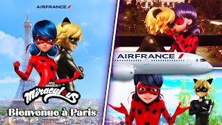 MIRACULOUS  🐞 BIENVENUE À PARIS 🐾 Épisode entier  Avec airfrancefr ✈️ 🇫🇷 [upl. by Talya]