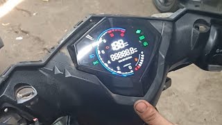 MIO I 125 DIGITAL SPEEDOMETER [upl. by Salbu]