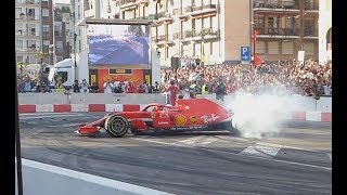 F1 LIVE Milan Festival 2018  F1 burnout  F1 safety car burnout  Ferrari FXX k [upl. by Asereht576]