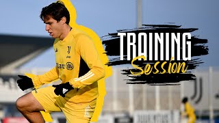 FIRST TRAINING SESSION OF THE YEAR 2024  JUVENTUS [upl. by Kadner98]