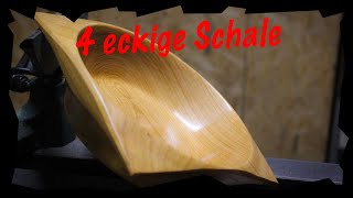 viereckige Schale drechseln  turn square bowl Record Power DML 305 [upl. by Norre489]