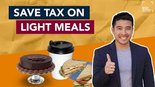 Tax Deductible Food and Drink Expenses Pay Less Taxes LEGALLY [upl. by Korrie]