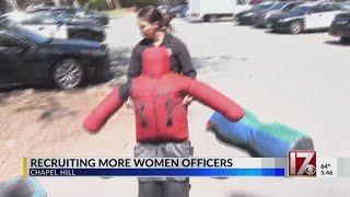 Chapel Hill Police Dept steps up to hire more female officers [upl. by Netsirc]