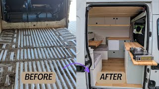 Low Budget 3000 Camper Van Conversion Start  to  finish Timelapse Budgi Complete Build DIY [upl. by Shatzer]