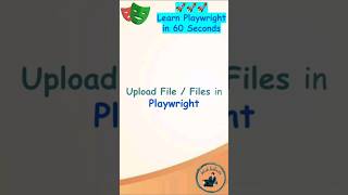 Playwright Tutorial  Upload Single File  Multiple Files Playwright playwrightautomation [upl. by Lean110]