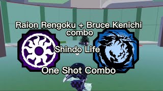 Requested Combo Raion Rengoku  Bruce Kenichi  Shindo Life [upl. by Francoise]