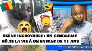 DRAME AU CAMEROUN  UN ENFANT DE 11 ANS ABATTU PAR UN GENDARME 💔😰😭 [upl. by Ymmor]