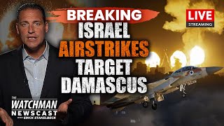 Israel AIRSTRIKES Near Damascus Hamas Planning ATTACKS on US Soil  Watchman Newscast LIVE [upl. by Nnylram314]